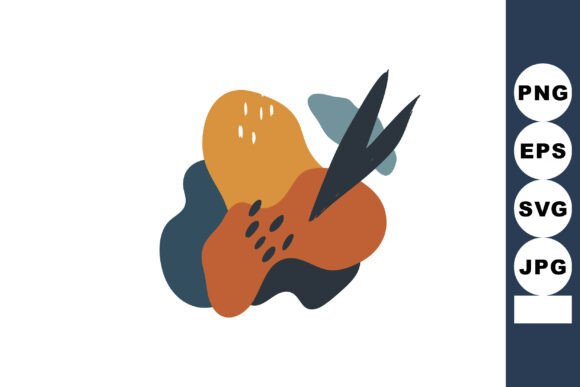 Download Abstract Organic Shapes with Earthy Tone - Shape Collection