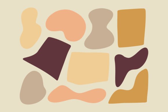 Download Earthy Abstract Organic Shape Bundle - Shape Collection