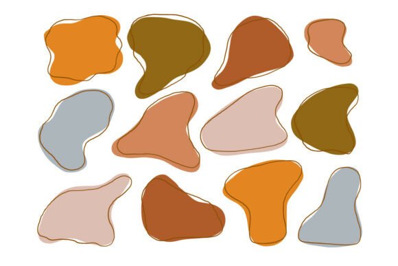 Download Earthy Abstract Freeform Blob Shape - Shape Collection