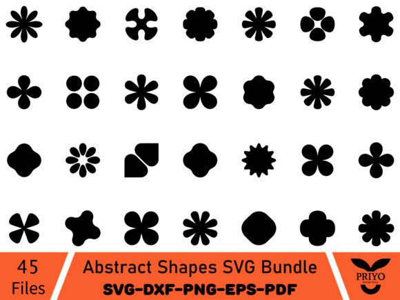 Download Abstract Shapes SVG Bundle - Shape Collection