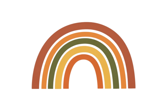 Download Abstract Modern Rainbow Earthy Colors - Premium Resources