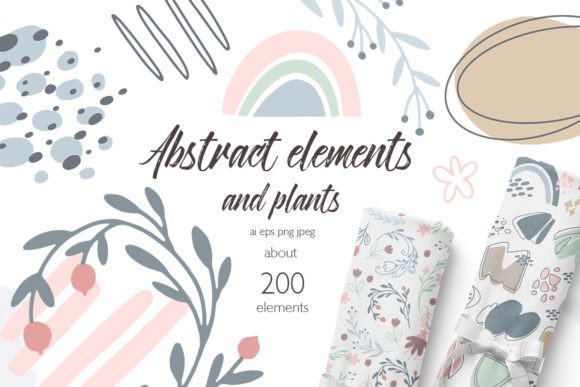 Download Abstract Shapes and Plants - Shape Collection