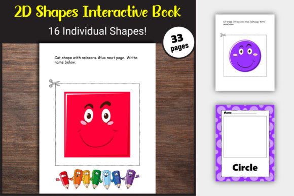Download 2D Shapes Matching Book for Preschool - Shape Collection