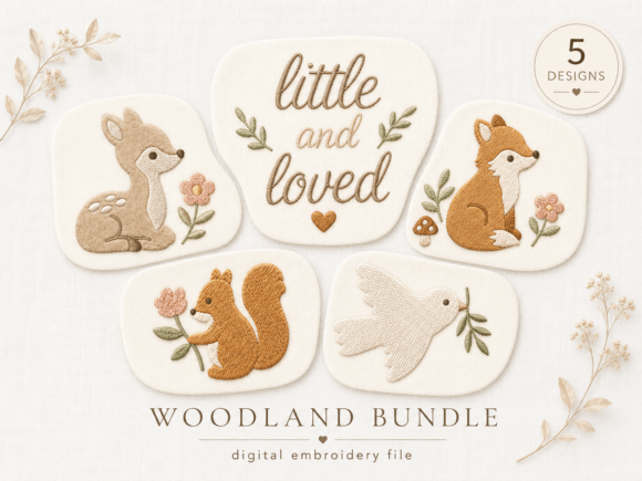 Download Woodland Animals Embroidery Bundle - Premium Resources