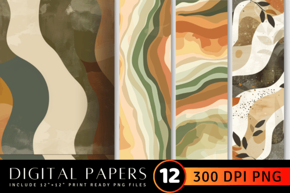Download Earthy Colors Digital Paper Backgrounds - Earthy colors Collection