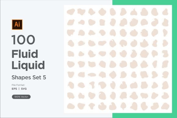 Download Fluid Liquid Shape V4 100 SET 5 - Shape Collection