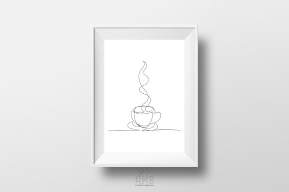 Download Minimal Coffee Cup One Line Drawing - Coffee Collection