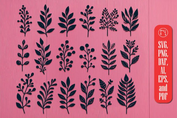 Download Cricut Natural Shapes Plant SVG Cut File - Shape Collection