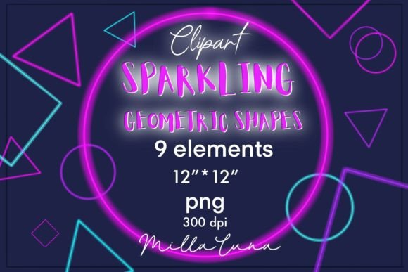 Download Geometric Shapes Neon, Figures Neon, PNG - Shape Collection