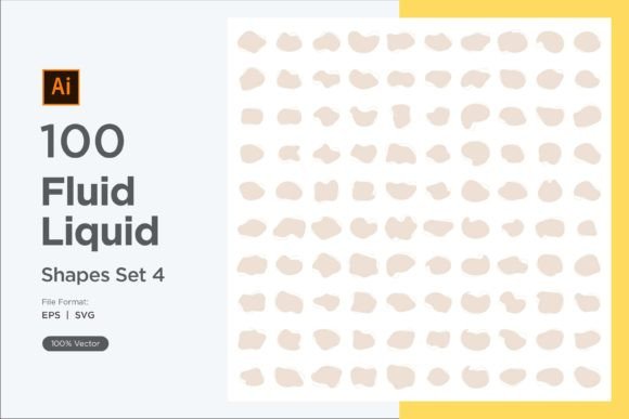 Download Fluid Liquid Shape V4 100 SET 4 - Shape Collection