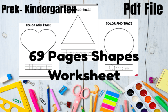 Download 69 Pages Shapes Worksheet Prek-k - Shape Collection