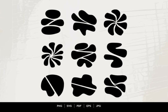 Download Organic Abstract Shapes SVG Set - Shape Collection