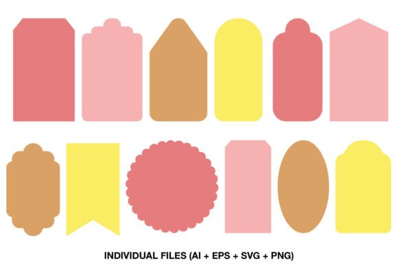 Download Tag Shapes SVG Label Templates - Shape Collection